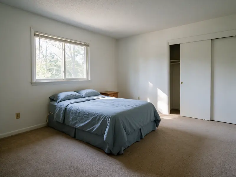 Representative photo of an apartment bedroom